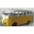 20 Oz. Antique Model 2 Tone Volkswagen Bus /Yellow/White/ (12.75"x5"x5.75")